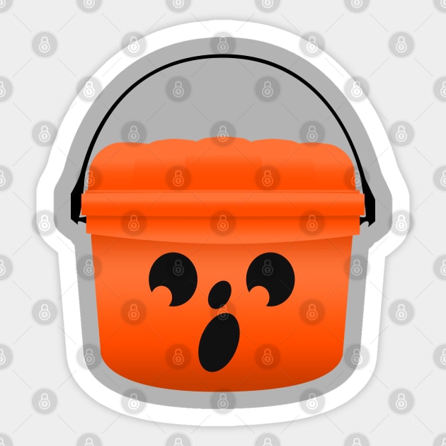 Halloween McBoo Bucket Sticker by carcinojen